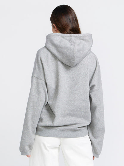 Stone Heart Up Hoodie - HEATHER GRAY