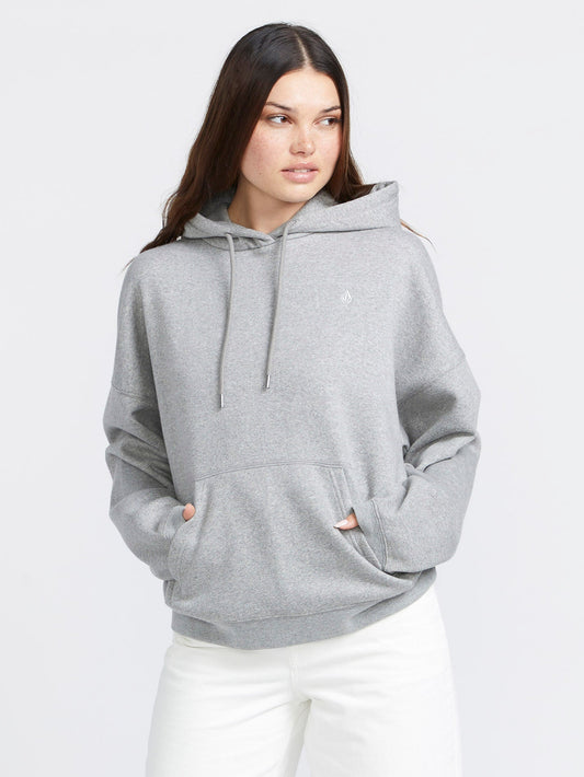 Stone Heart Up Hoodie - GRAU MELIERT