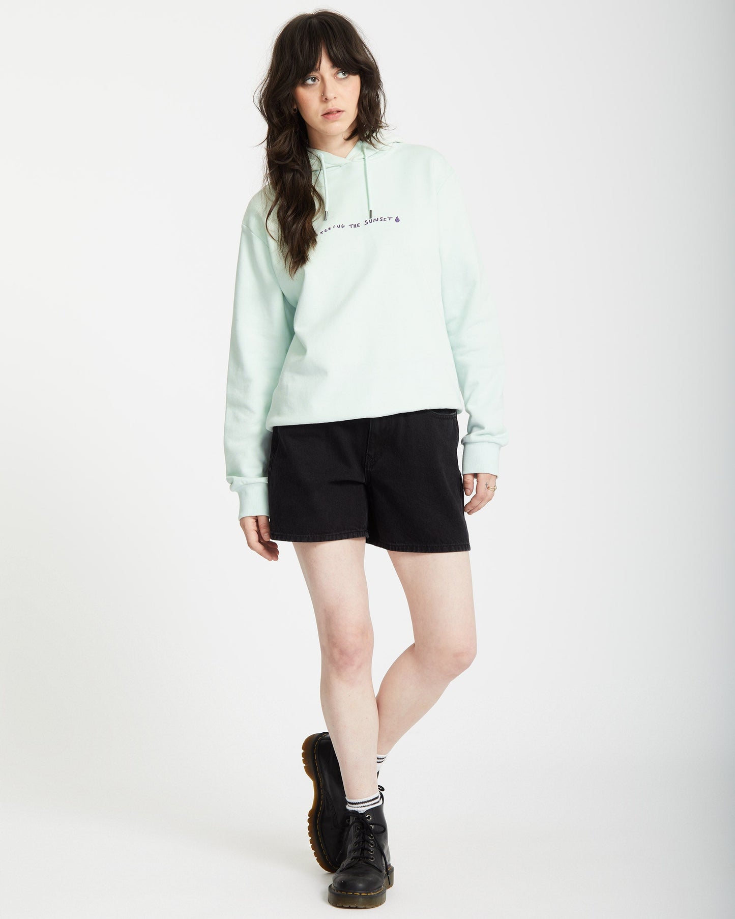 Flowish Hoodie - Wolkenblau