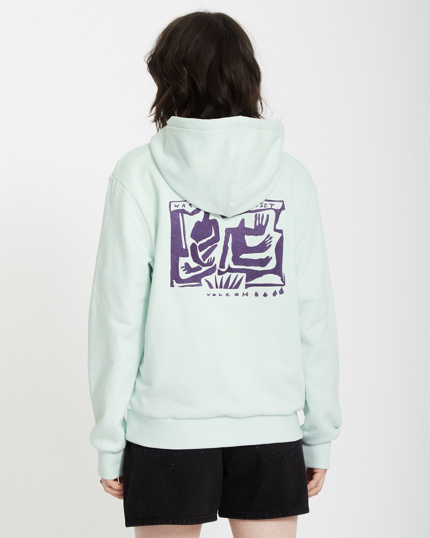 Flowish Hoodie - Wolkenblau