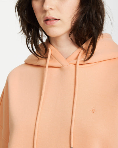 Stone Heart Up Hoodie - Heller Pfirsich