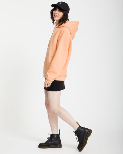Stone Heart Up Hoodie - Heller Pfirsich