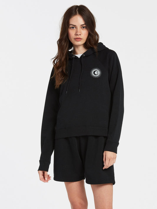 Sweat à capuche Truly Stokin - BLACK WHITE
