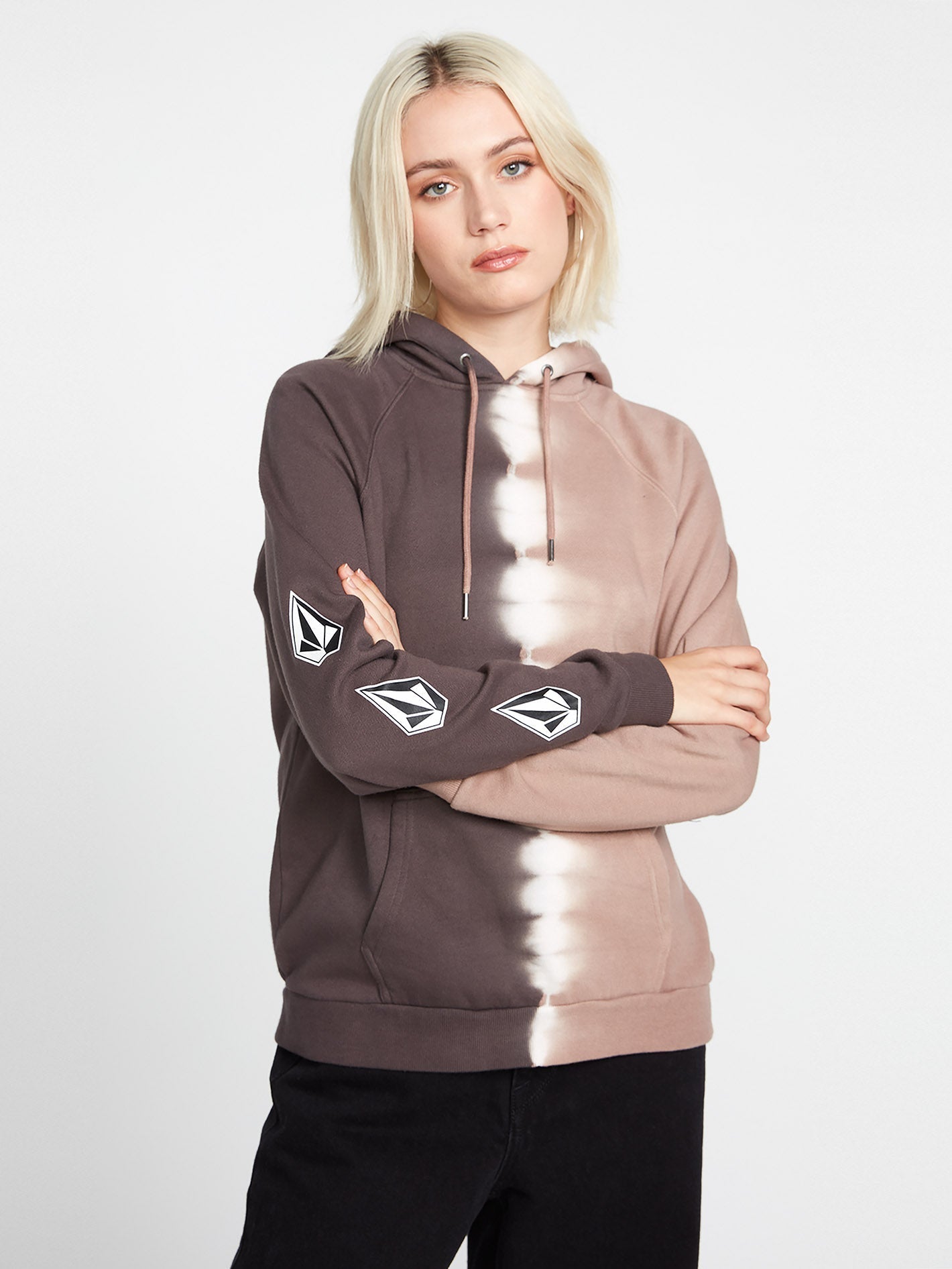 Sweat à capuche Iconic Stone - ESPRESSO