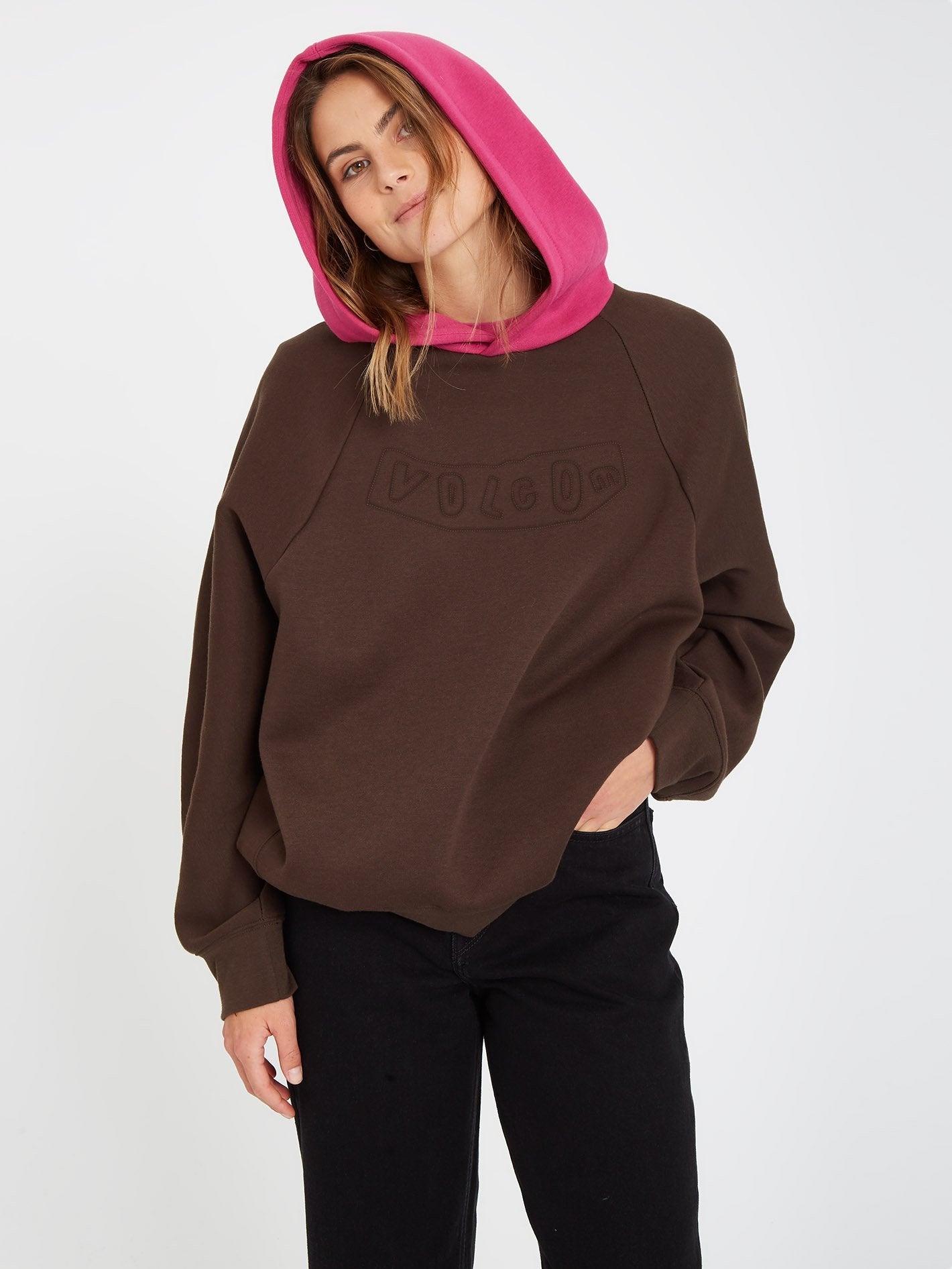 Weirdi Hoodie - DUNKELBRAUN