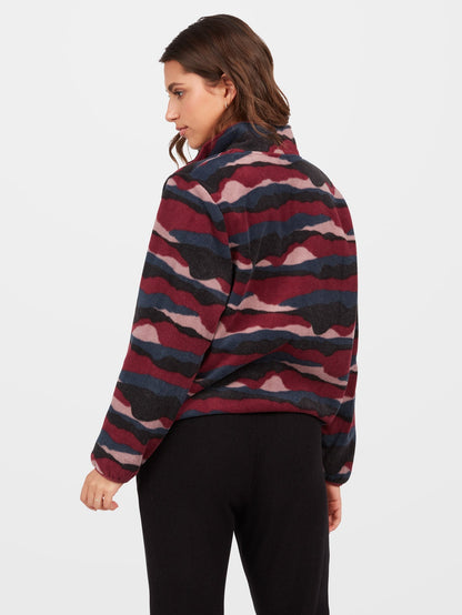 Sweat zippé Pheelin It - BURGUNDY