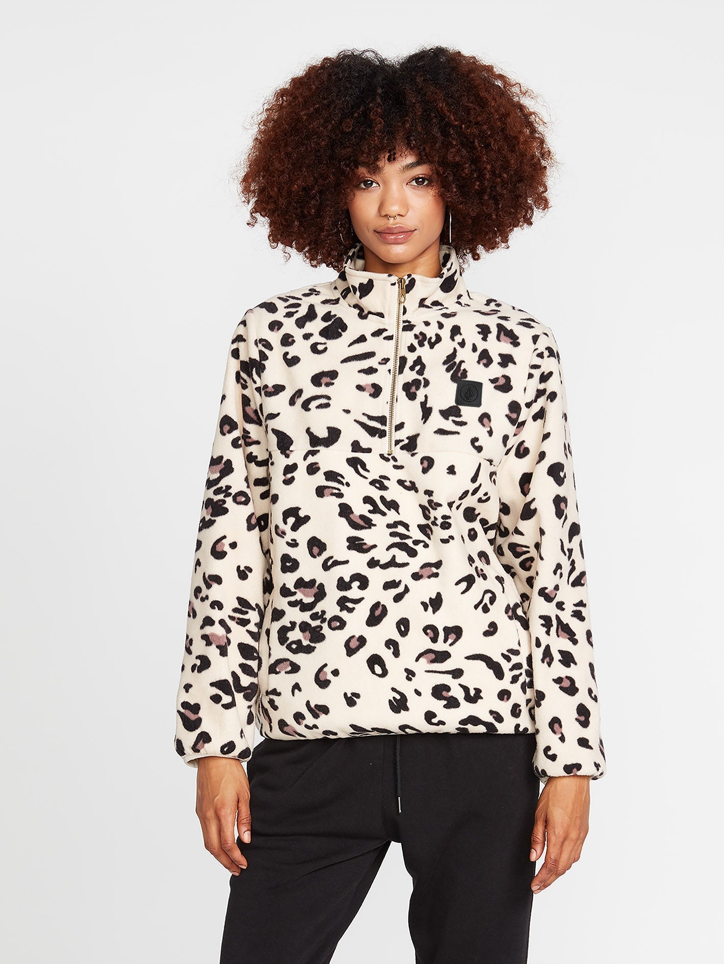 Pheelin It Zip-Up Sweatshirt - SAND