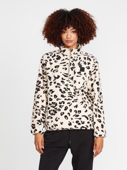 Pheelin It Zip-Up Sweatshirt - SAND