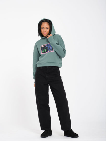 Longo hoodie - SEA GREEN
