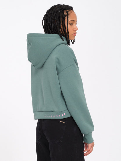 Longo hoodie - SEA GREEN