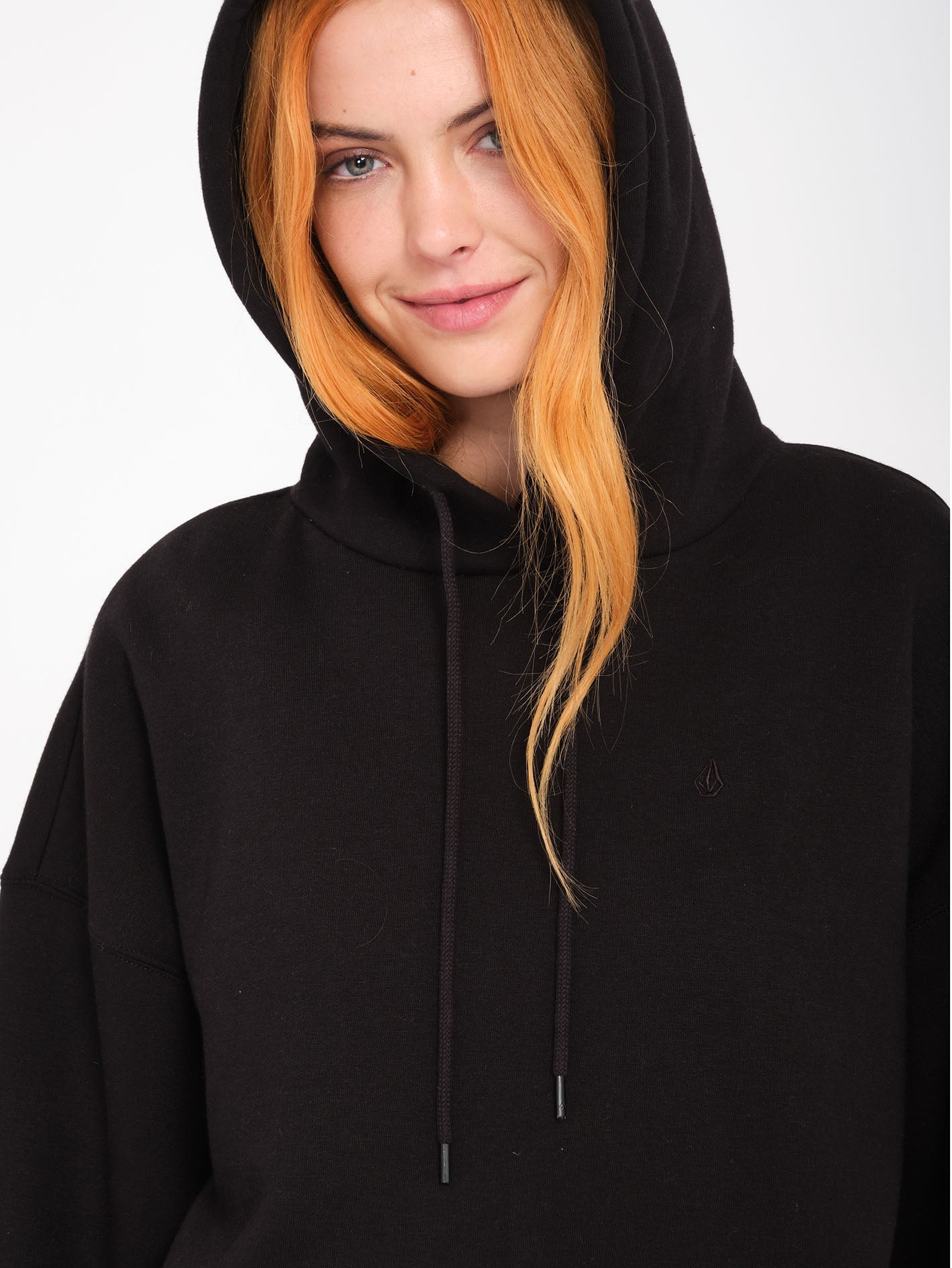 Stone Heart Up Sweatshirt - SCHWARZ