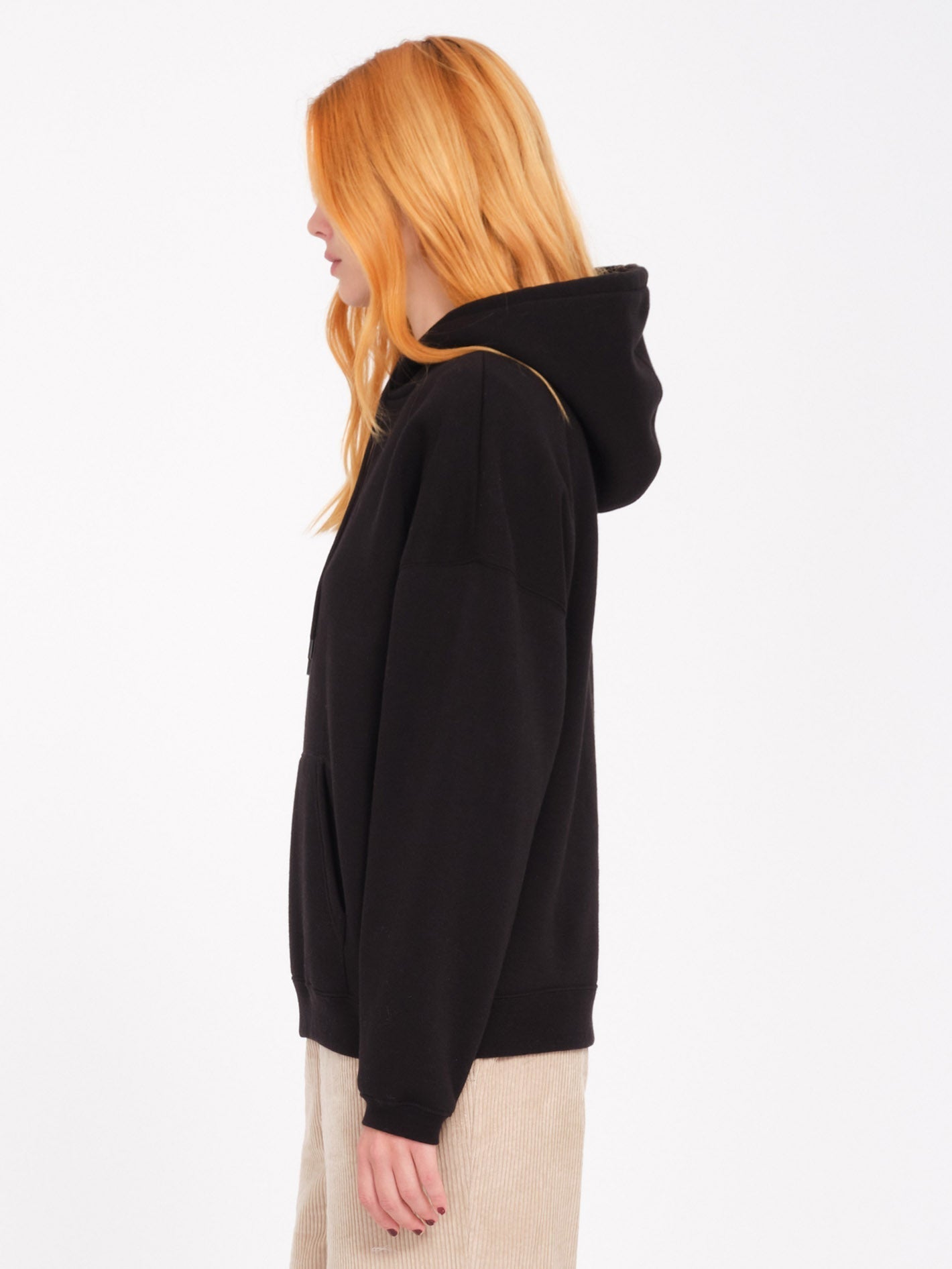 Stone Heart Up Sweatshirt - SCHWARZ