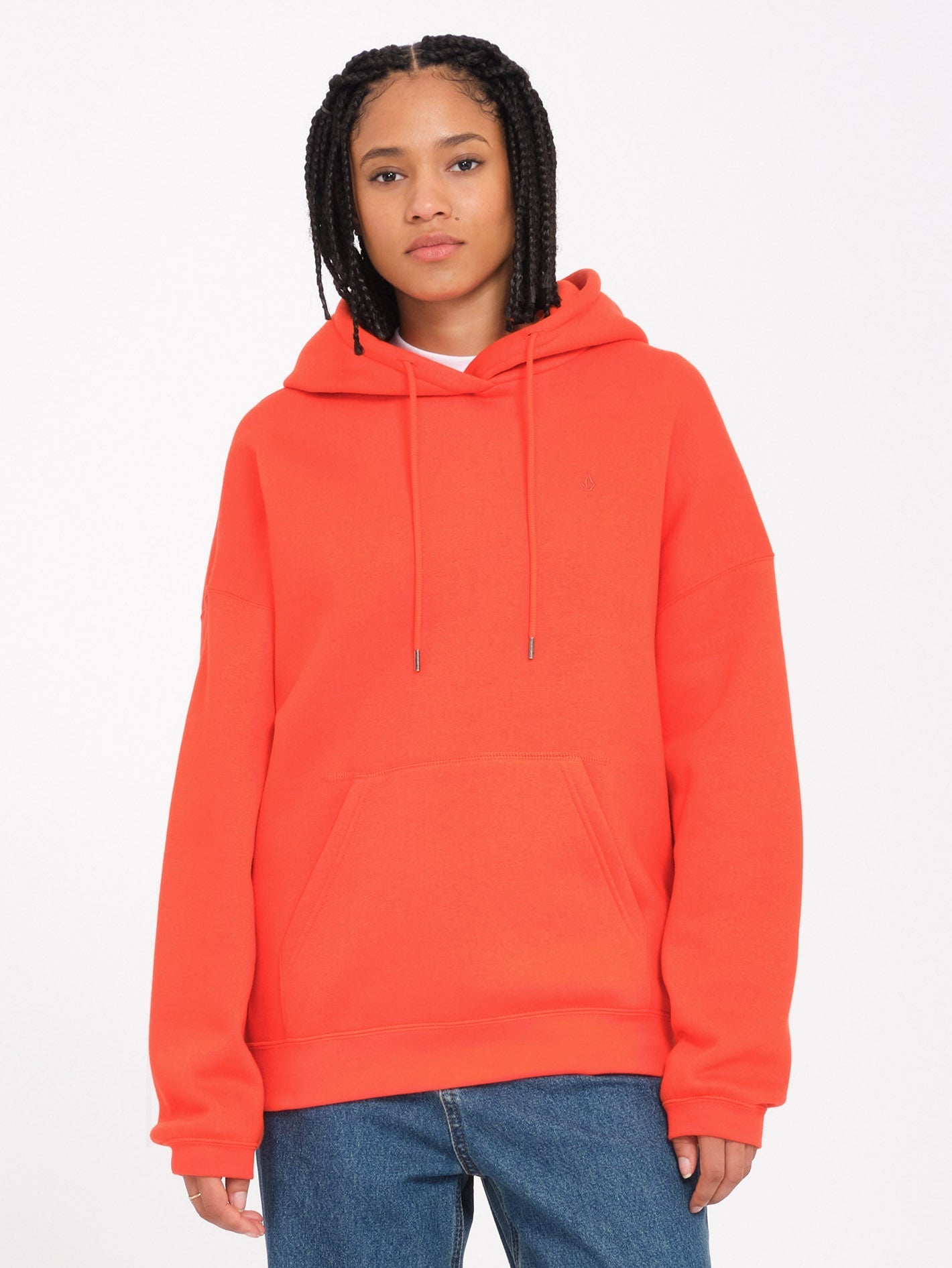 Stone Heart Up Hoodie - HELLROT