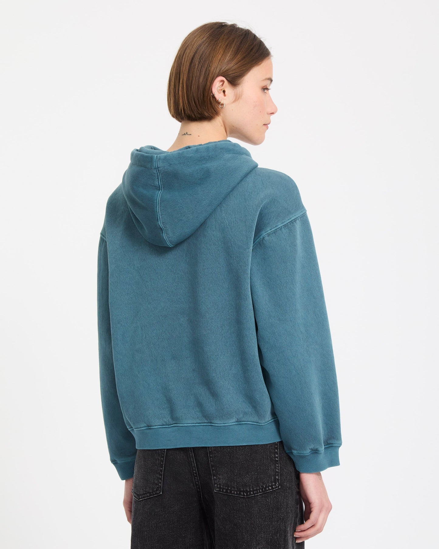 Stone Soft Hoodie - Smaragdgrün