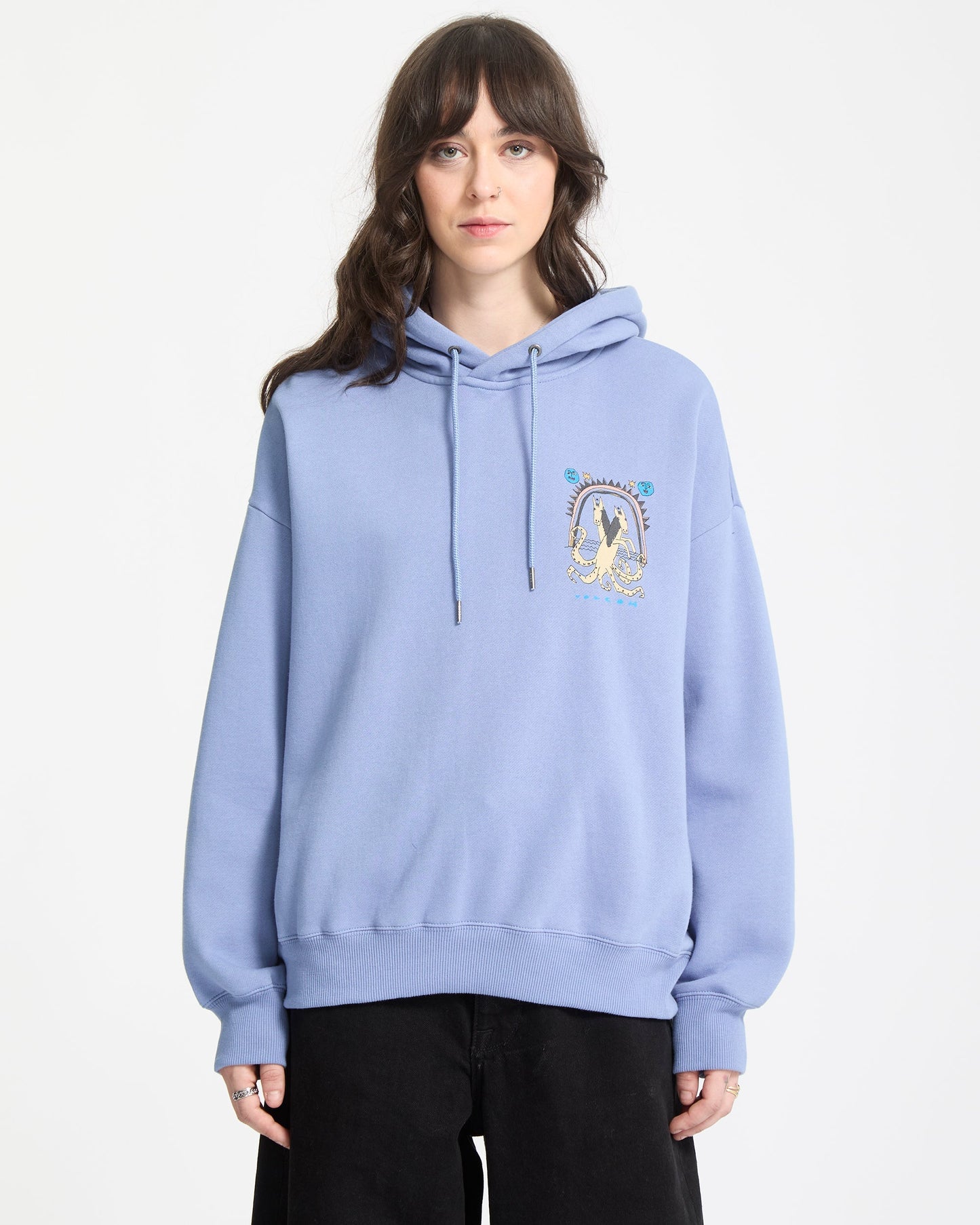 Sweat À Capuche Moove On - Carolina Blue
