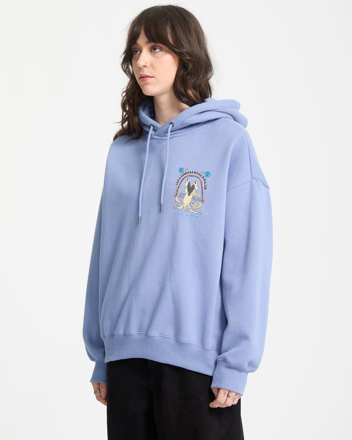 Sweat À Capuche Moove On - Carolina Blue