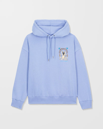 Sweat À Capuche Moove On - Carolina Blue