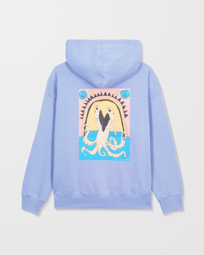 Sweat À Capuche Moove On - Carolina Blue