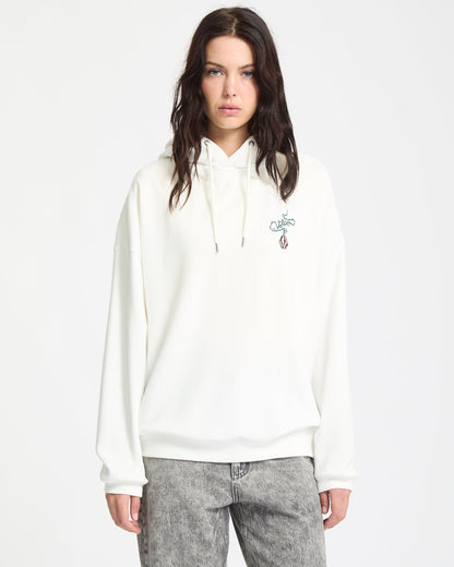 Sweat À Capuche Radical Daze - Star White