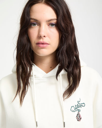 Sweat À Capuche Radical Daze - Star White