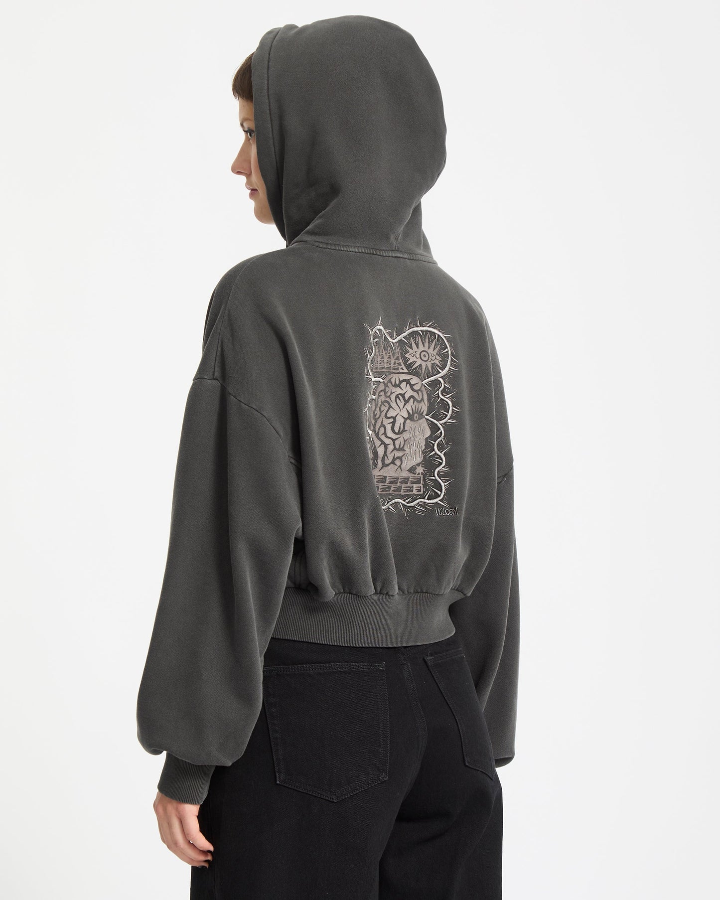 Sweat À Capuche Vaderetro - Vintage Black