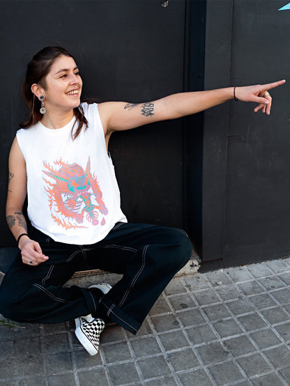 Tetsunori Tank Top - WHITE