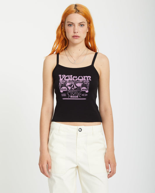1991 Strappy Tank Top - BLACK