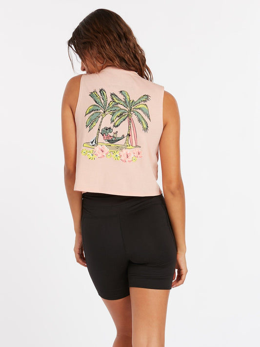 Débardeur Stone Hour Crop - HAZEY PINK