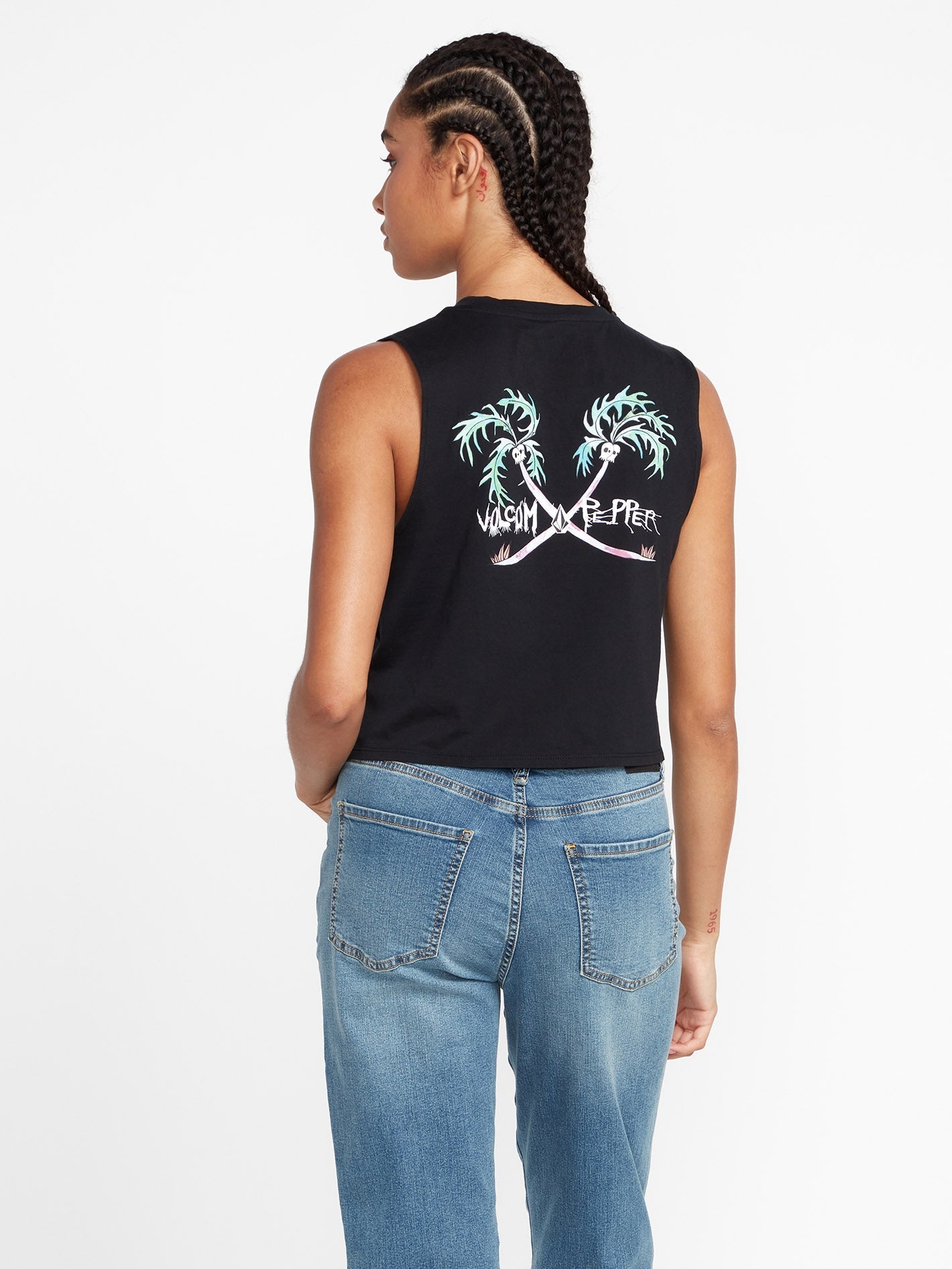 Pepper Kurzes Tanktop - SCHWARZ