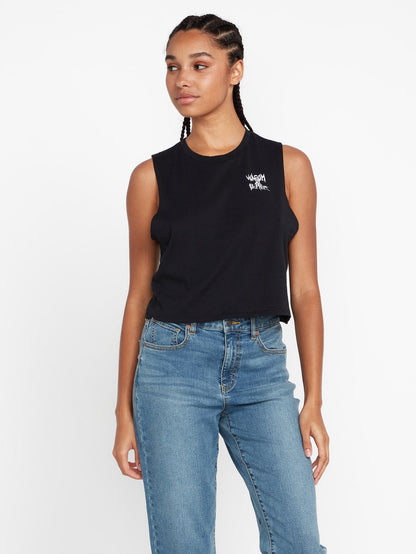 Pepper Kurzes Tanktop - SCHWARZ