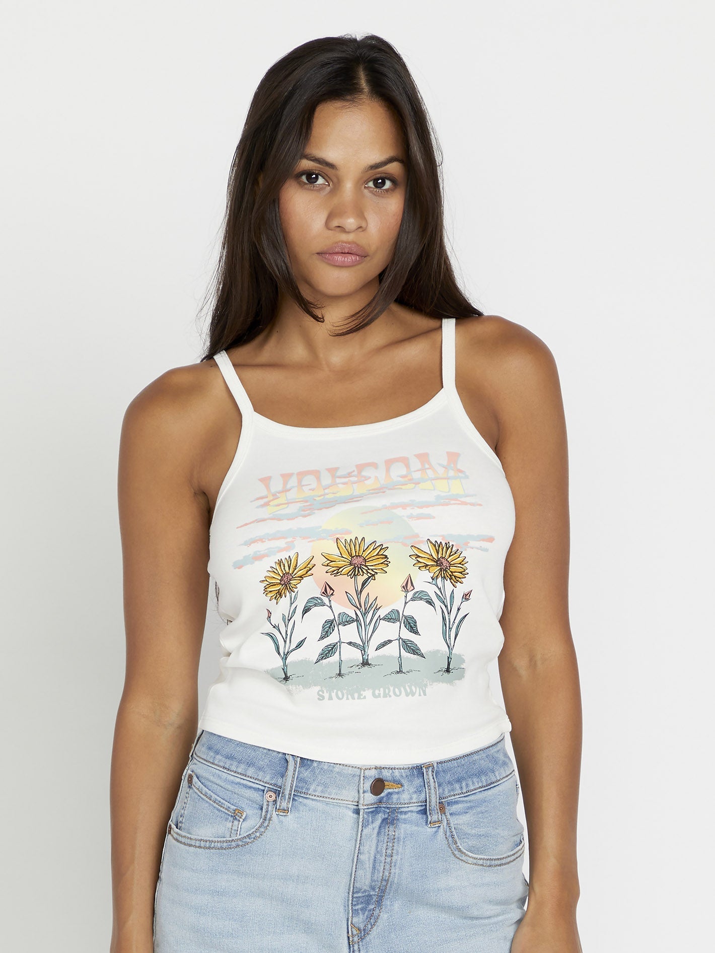 1991 Strappy Tank Top - Star White