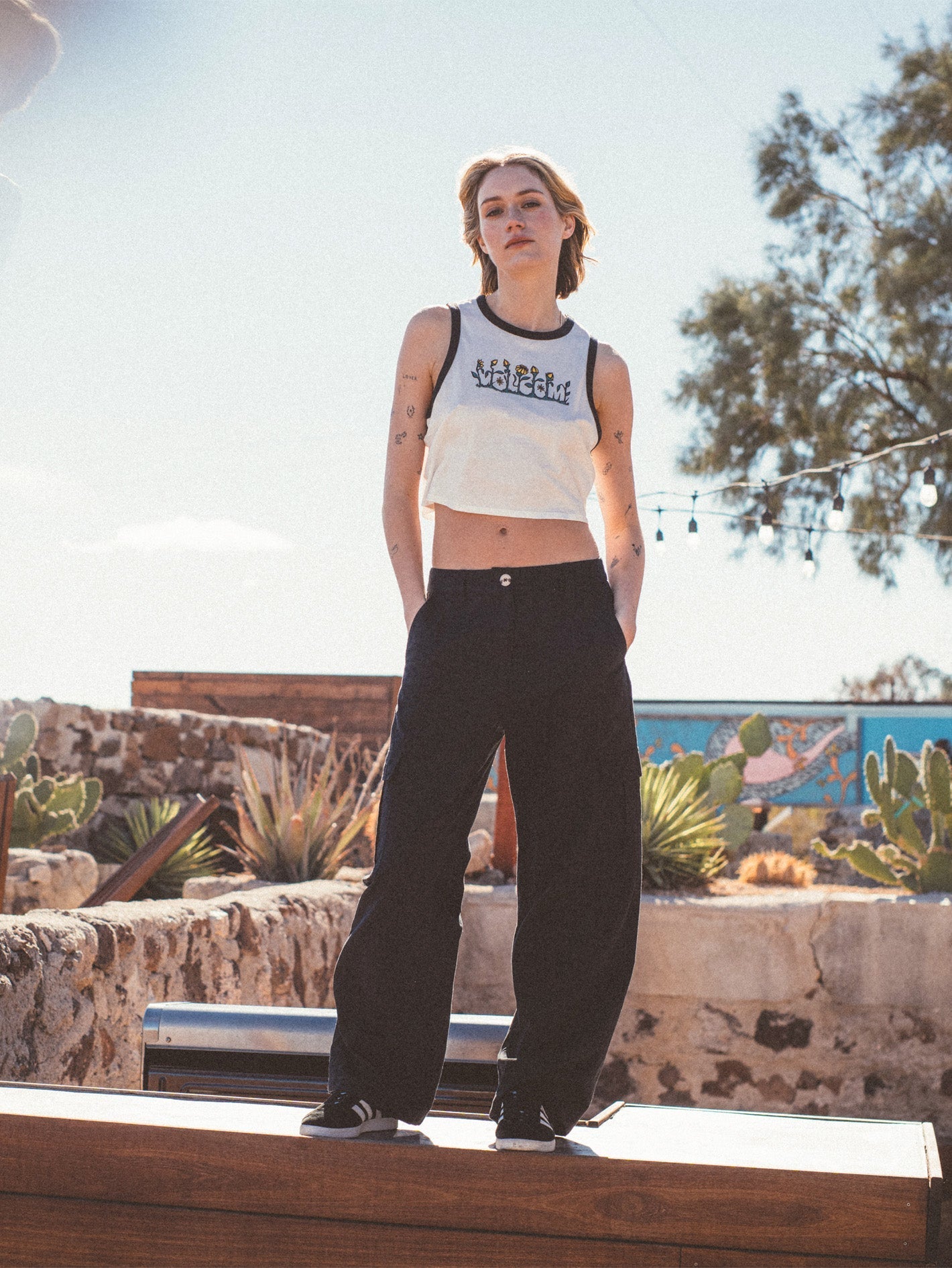 Fun Fever Tank Top - Stern Weiß