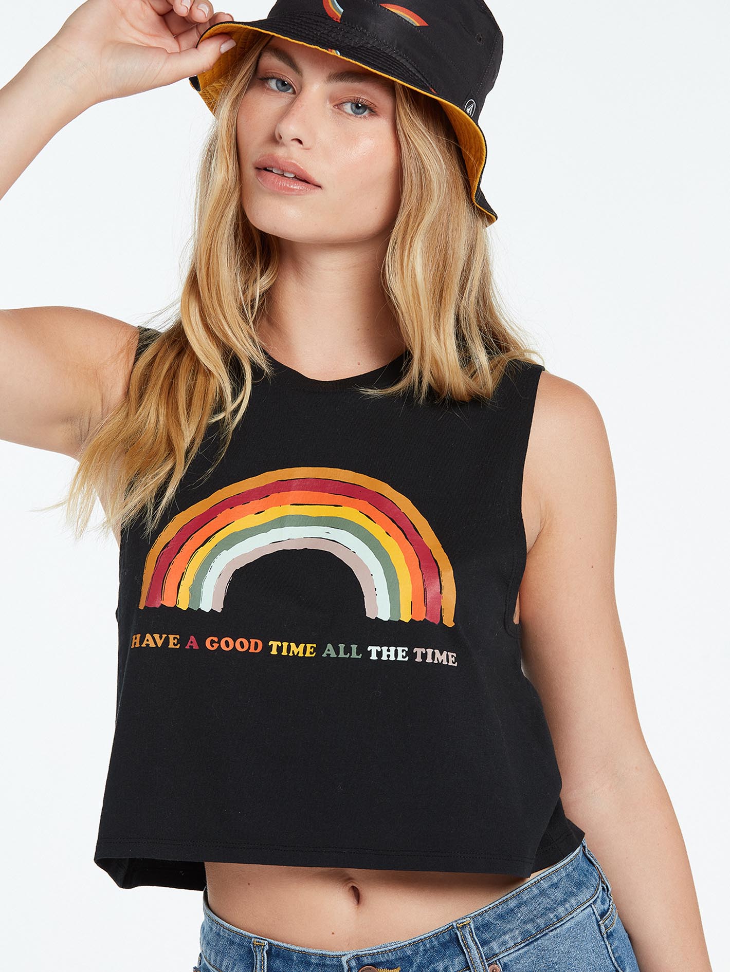 OBX Good Time Tank Top - BLACK
