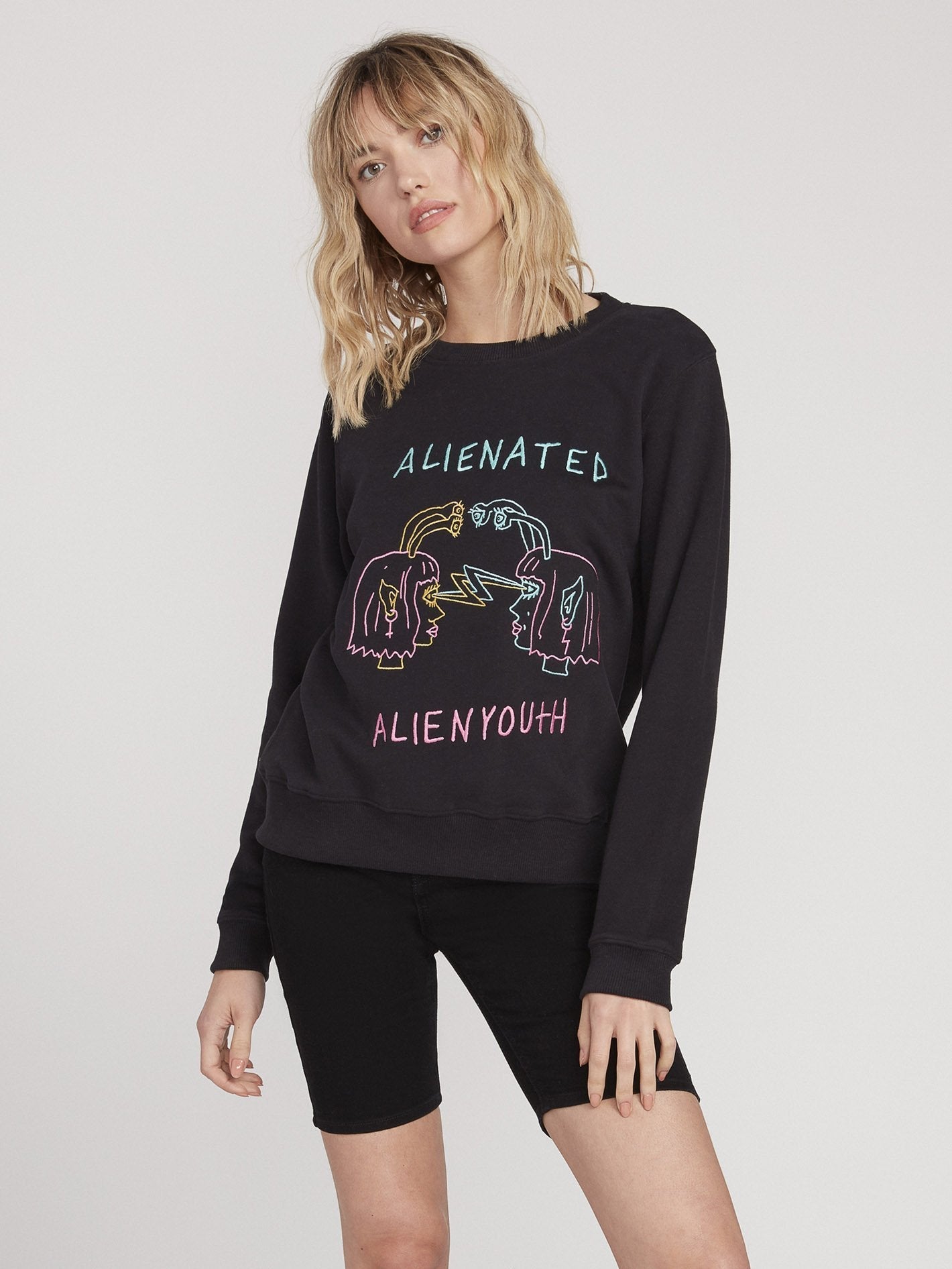 Sweat Ozzy Alien - BLACK