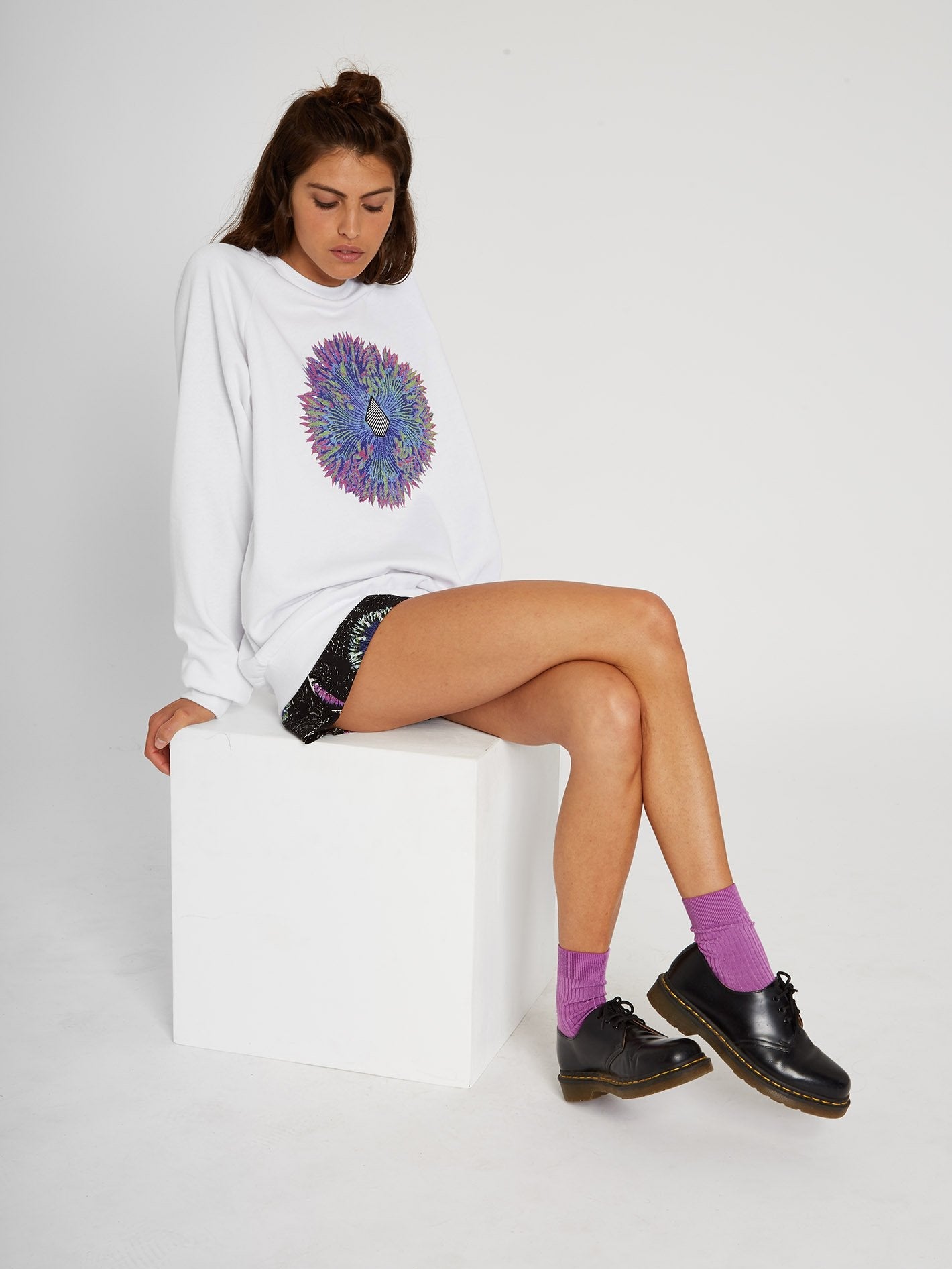 Coral Morph Sweatshirt - Weiß