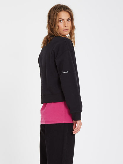 Stone Heart Sweatshirt - SCHWARZ