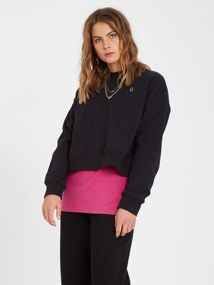 Stone Heart Sweatshirt - SCHWARZ