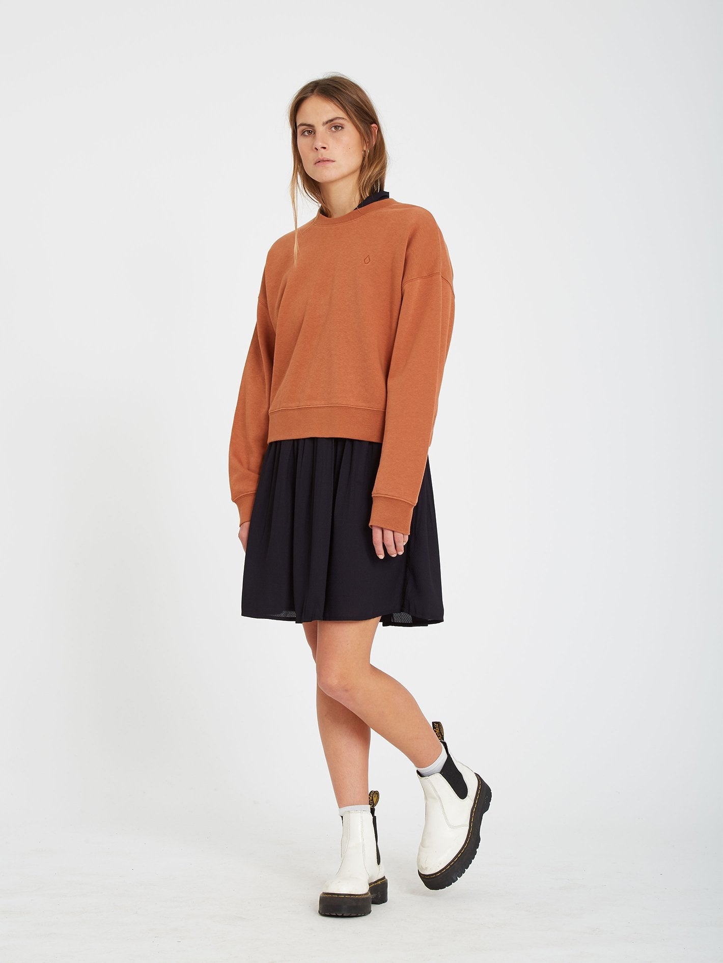 Stone Heart Sweatshirt - MOKKA