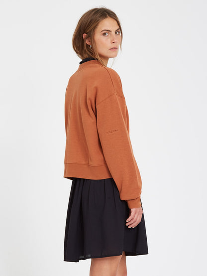 Stone Heart Sweatshirt - MOKKA