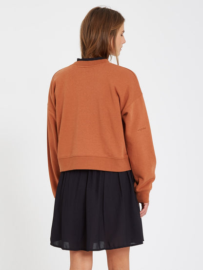 Stone Heart Sweatshirt - MOKKA