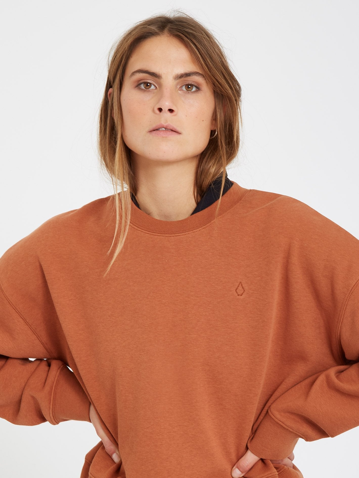Stone Heart Sweatshirt - MOKKA
