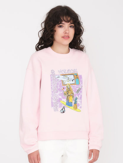 French Surf Sweatshirt - FLIEDER ASCHE