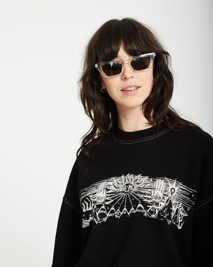 Sweatshirt Alix - BLACK