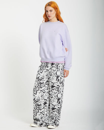 Sweatshirt Stone Heart Up - DUSTY LAVENDER