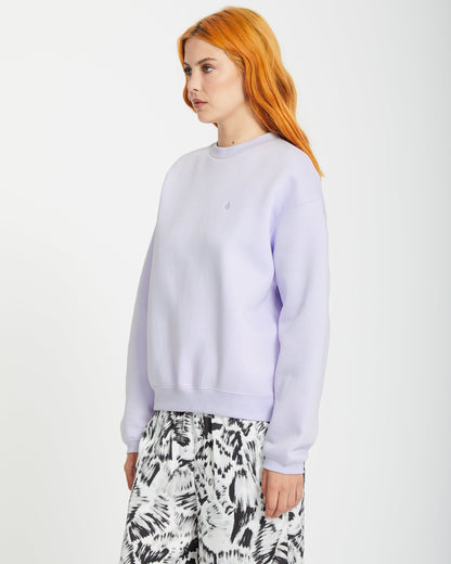 Sweatshirt Stone Heart Up - DUSTY LAVENDER