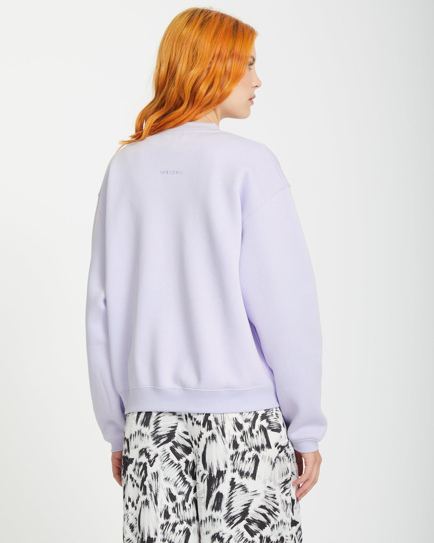 Sweatshirt Stone Heart Up - DUSTY LAVENDER