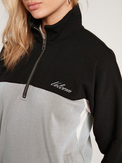 Staxx Attax Zipped Sweater - HEATHER GRAY