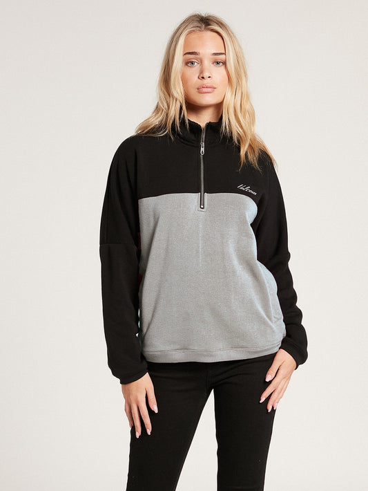 Pull Zippé Staxx Attax - HEATHER GREY