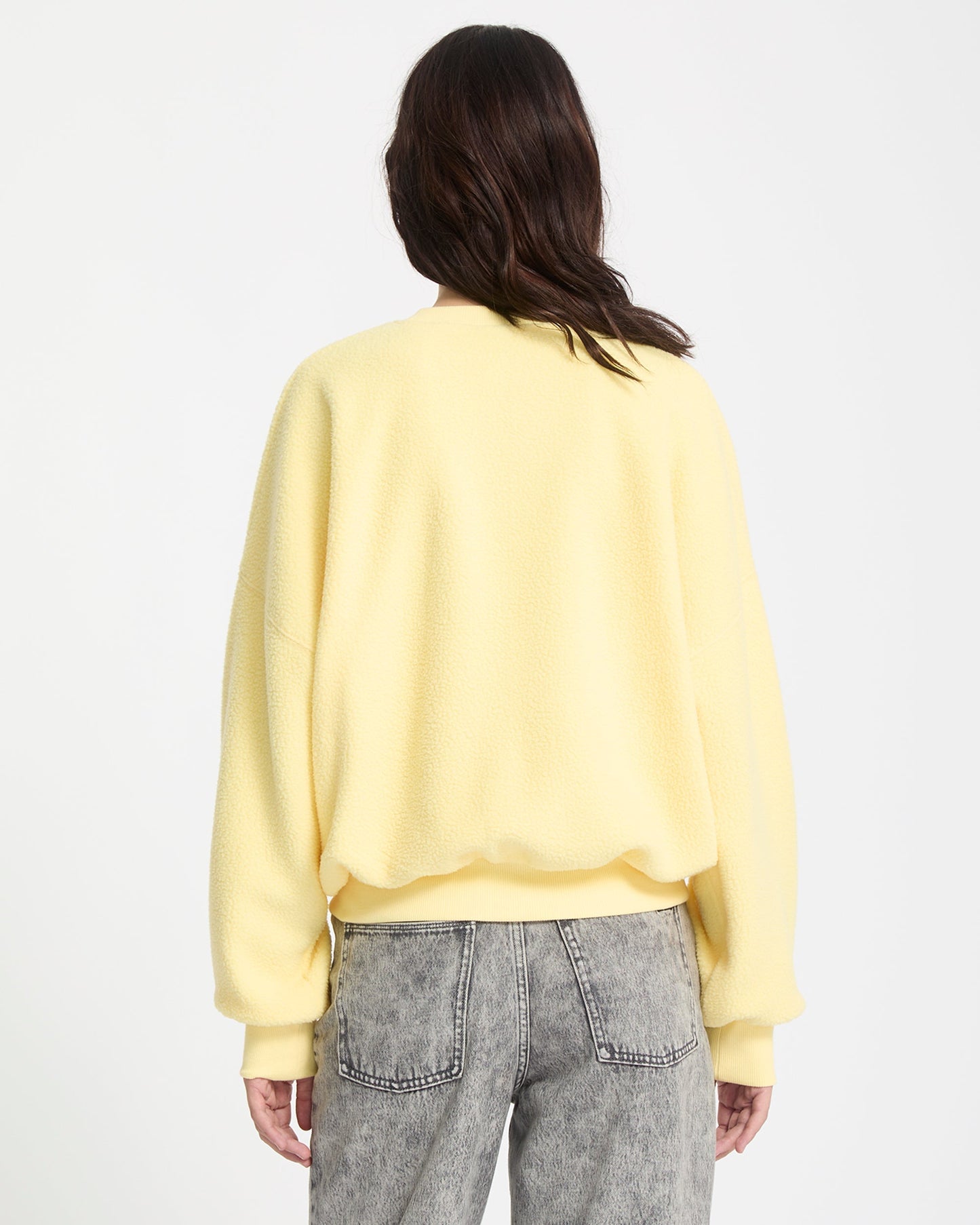 Sweatshirt Sherpa Piou - Dawn Yellow