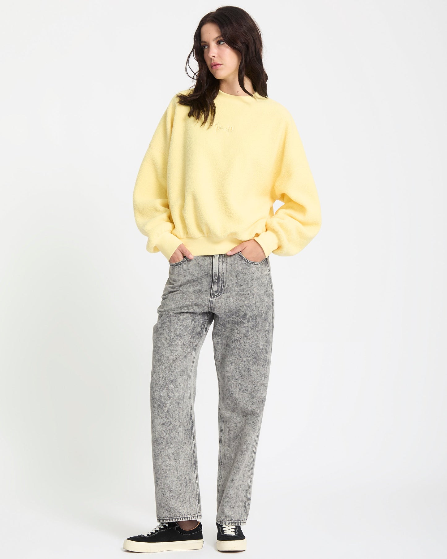 Sweatshirt Sherpa Piou - Dawn Yellow